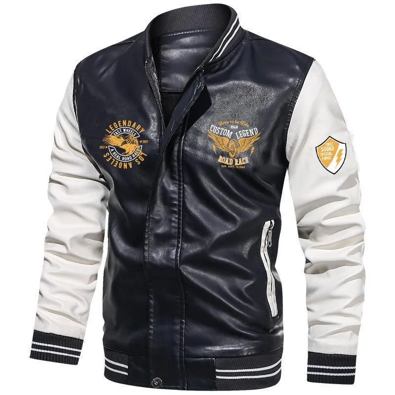 Mens Baseball Bomber Jacket Vintage Sweatshirt Casual Unisex Streetwear Coats |7011-A