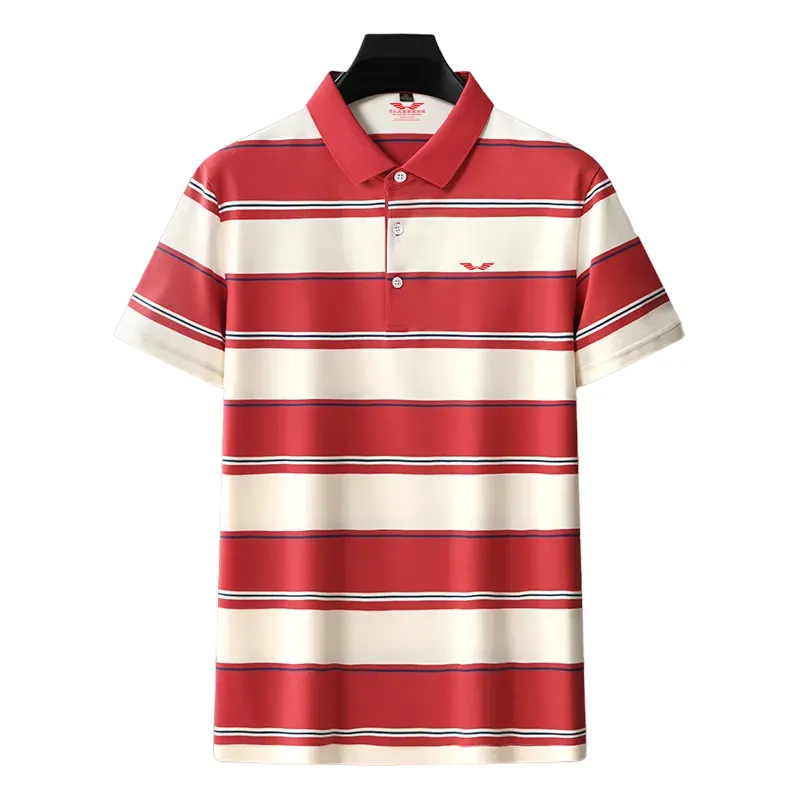 Men's Exclusive Premium Quality Cotton Striped Polo Shirt