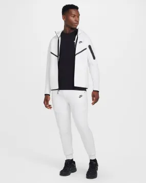 MENS NIKE TECH FLEECE FULL-ZIP WINDRUNNER WARMUP (BIRCH HEATHER/BLACK)