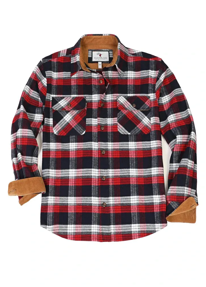 Men's Timberline Midweight Flannel Shirt,8oz