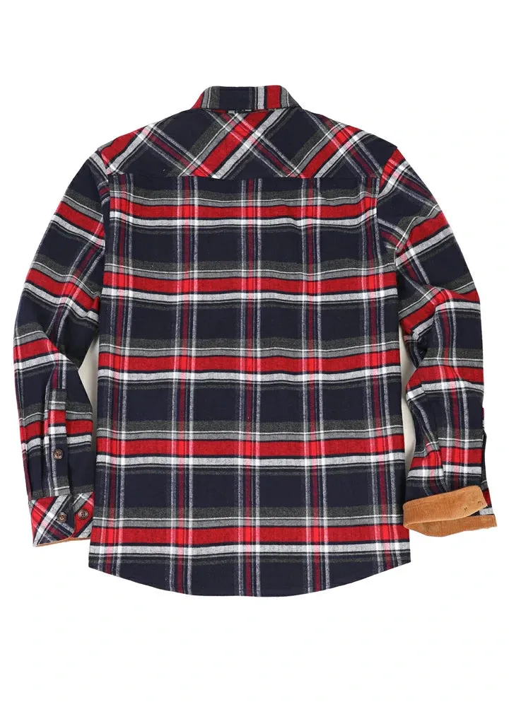 Men's Timberline Midweight Flannel Shirt,8oz