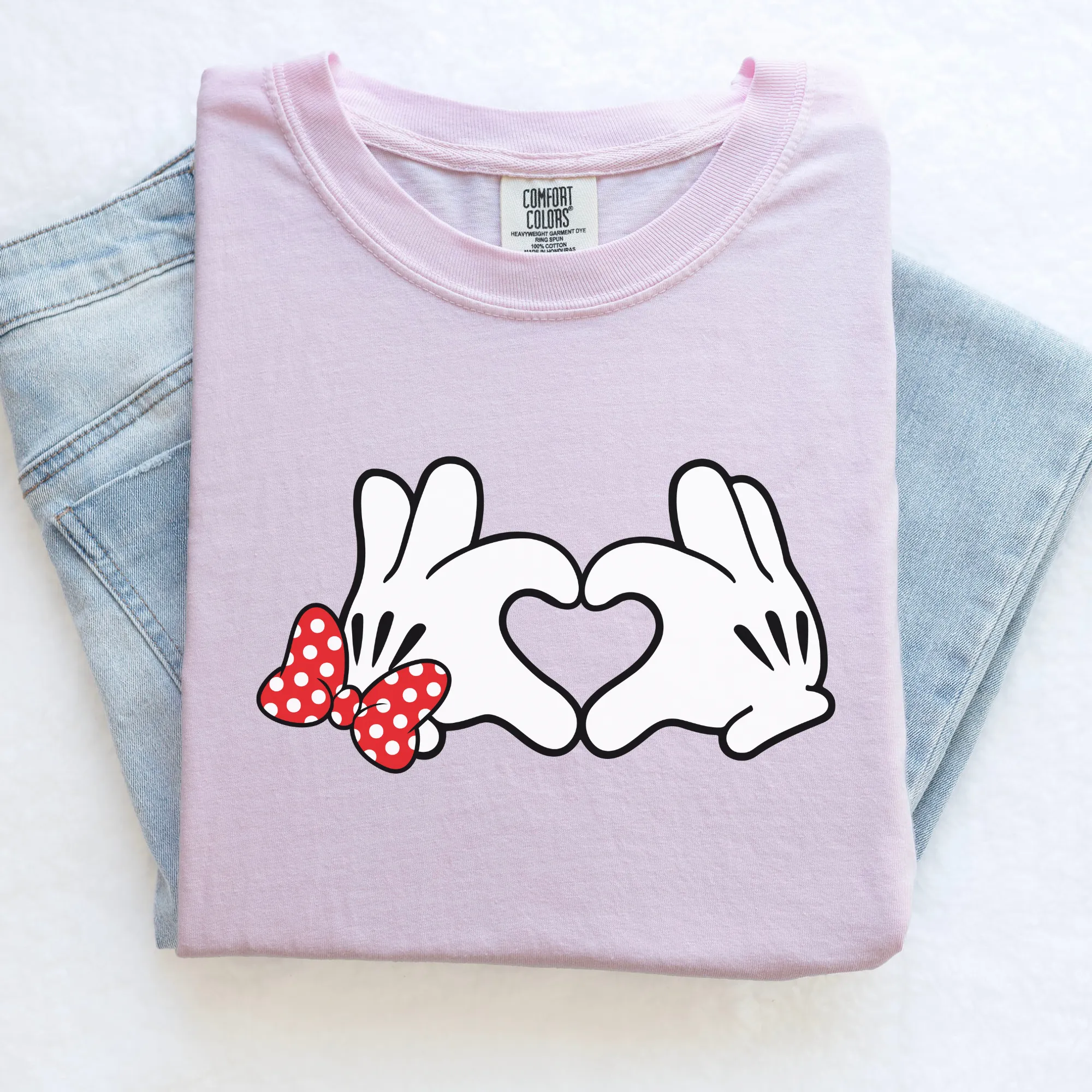 Mouse Heart Hands Shirt