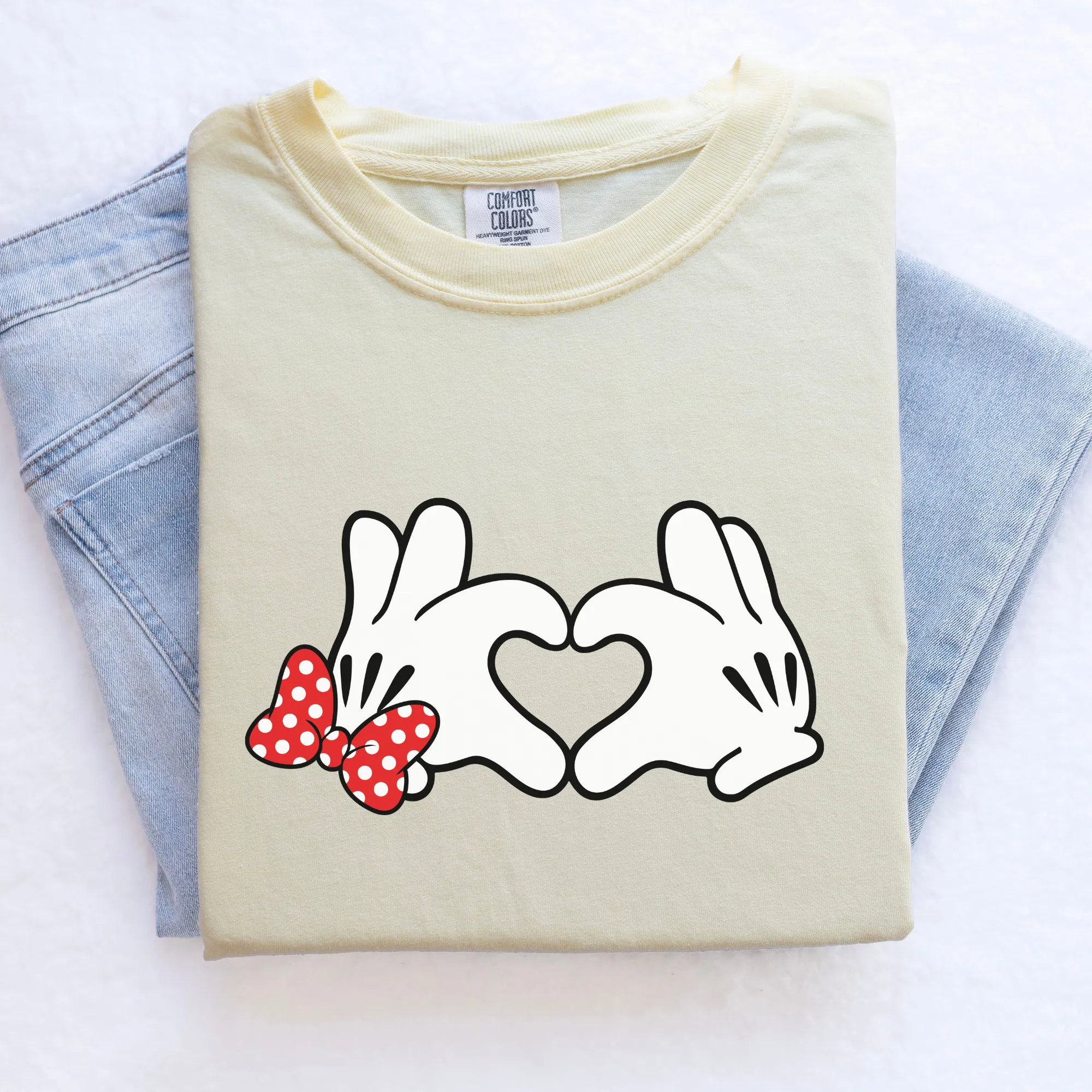 Mouse Heart Hands Shirt