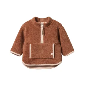 NATURE BABY - RANGER PULLOVER: HAZELNUT