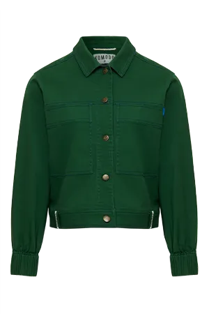 Neptune Cotton Jacket Forest Green