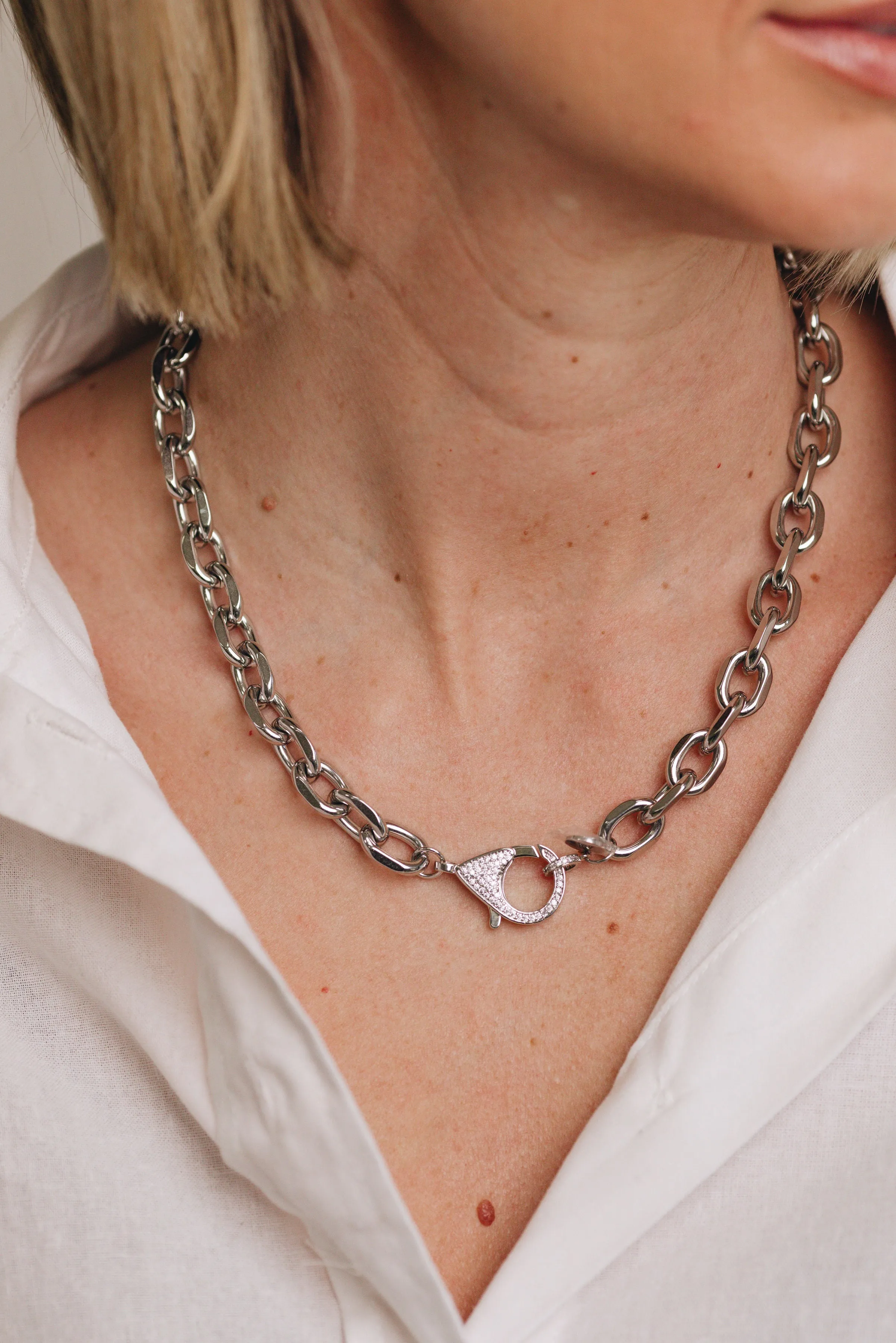 Oak & Ivy - Waterproof Rectangle Link Chain