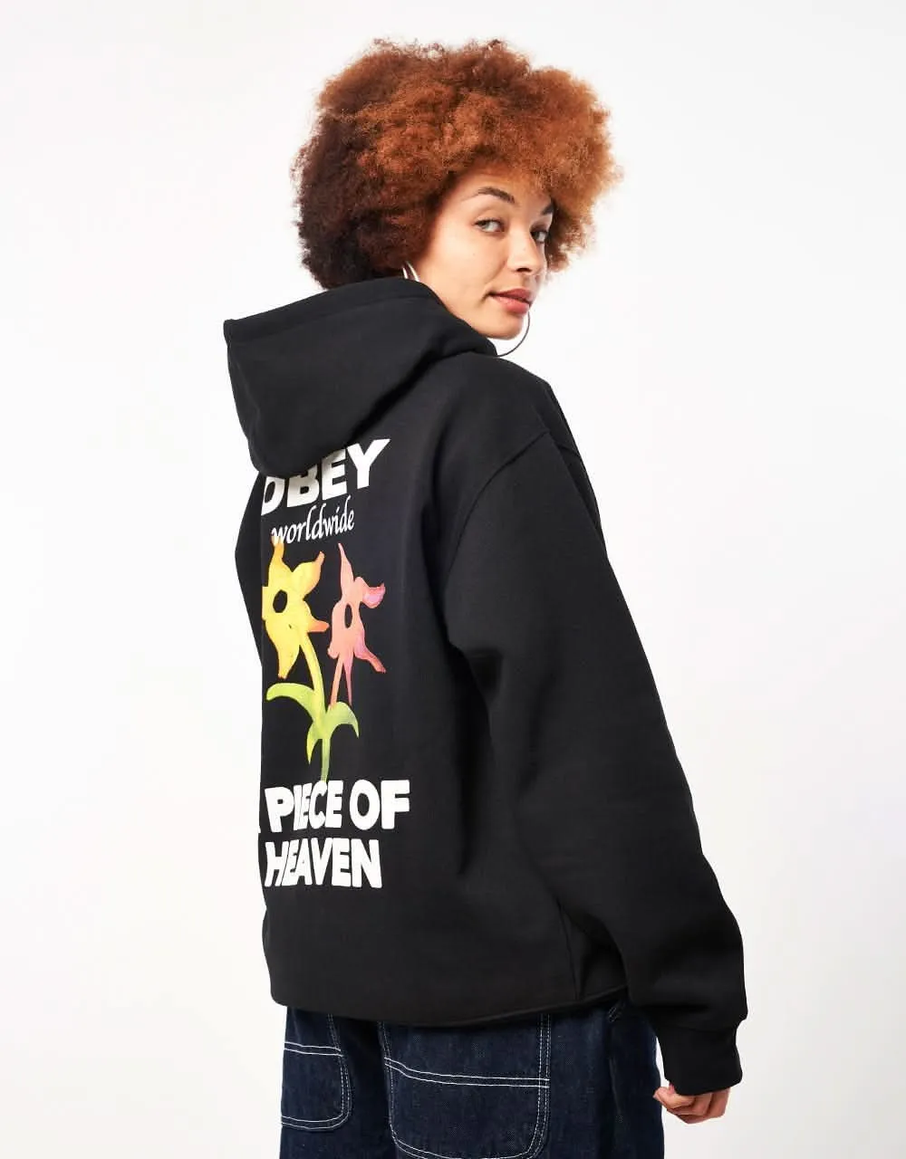 Obey A Piece Of Heaven Pullover Hoodie - Black