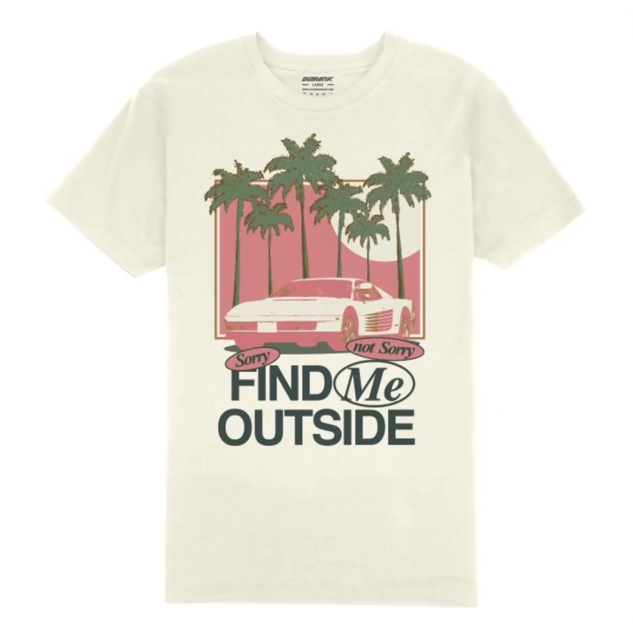 Outrank "Find Me Outside" Tee (Vintage White)