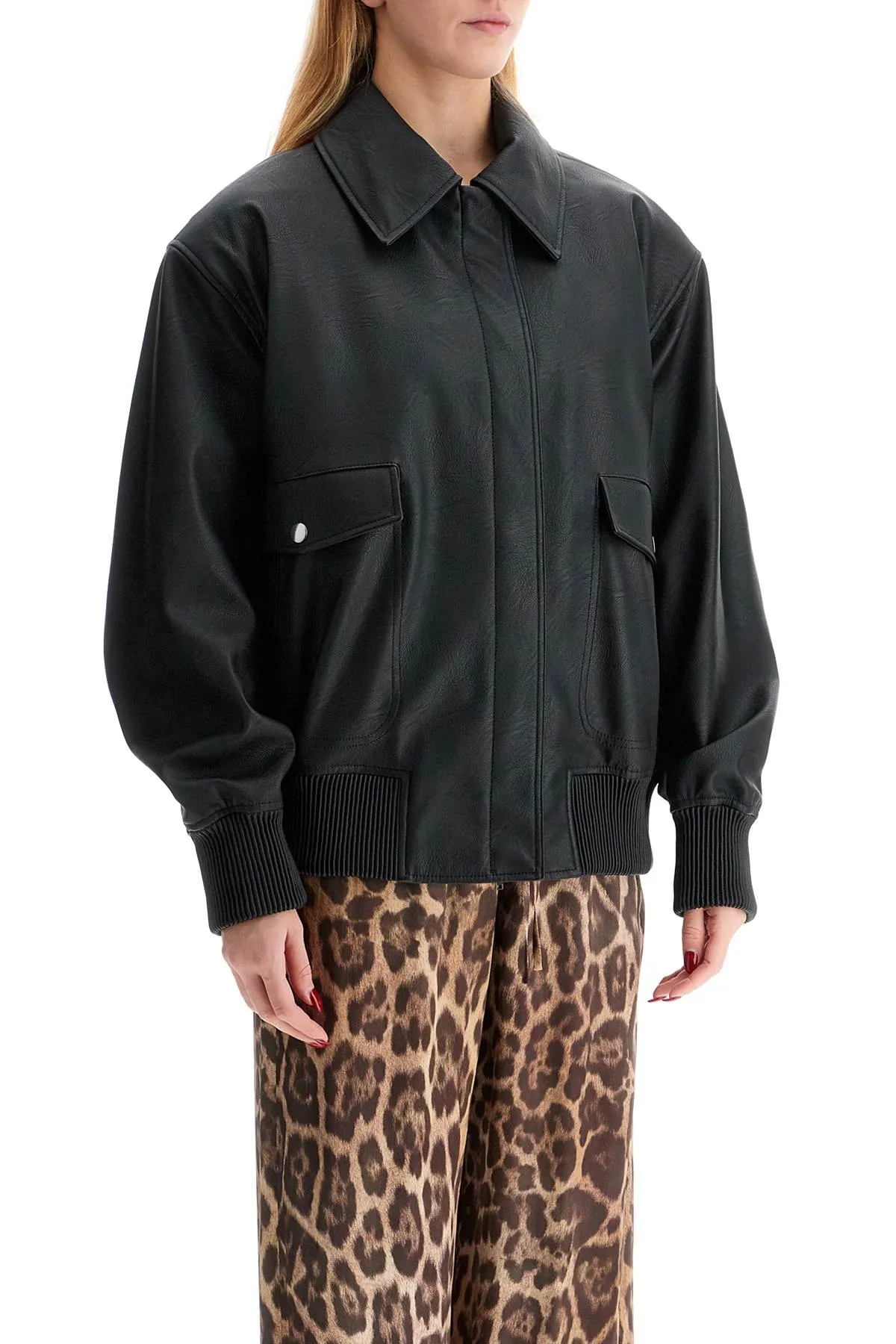 Oversized Bomber Jacket - Lightweight Outerwear