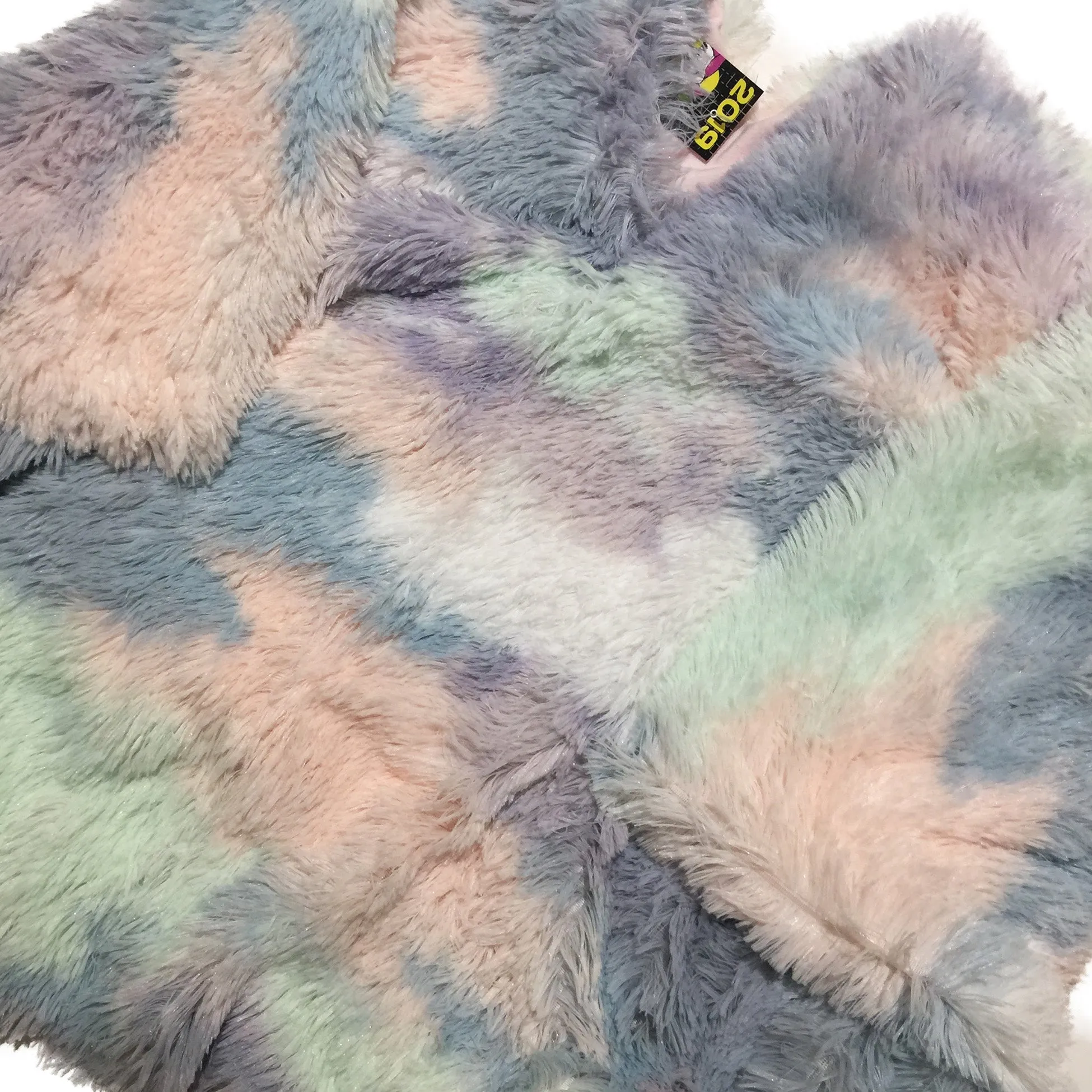 Pastel Fluffy Poncho