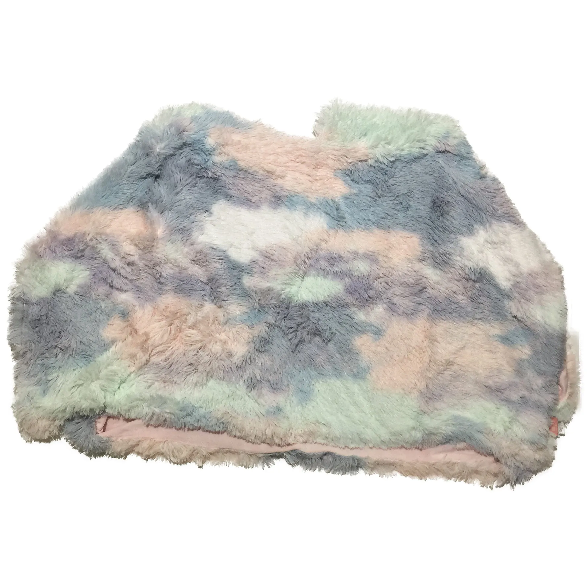 Pastel Fluffy Poncho