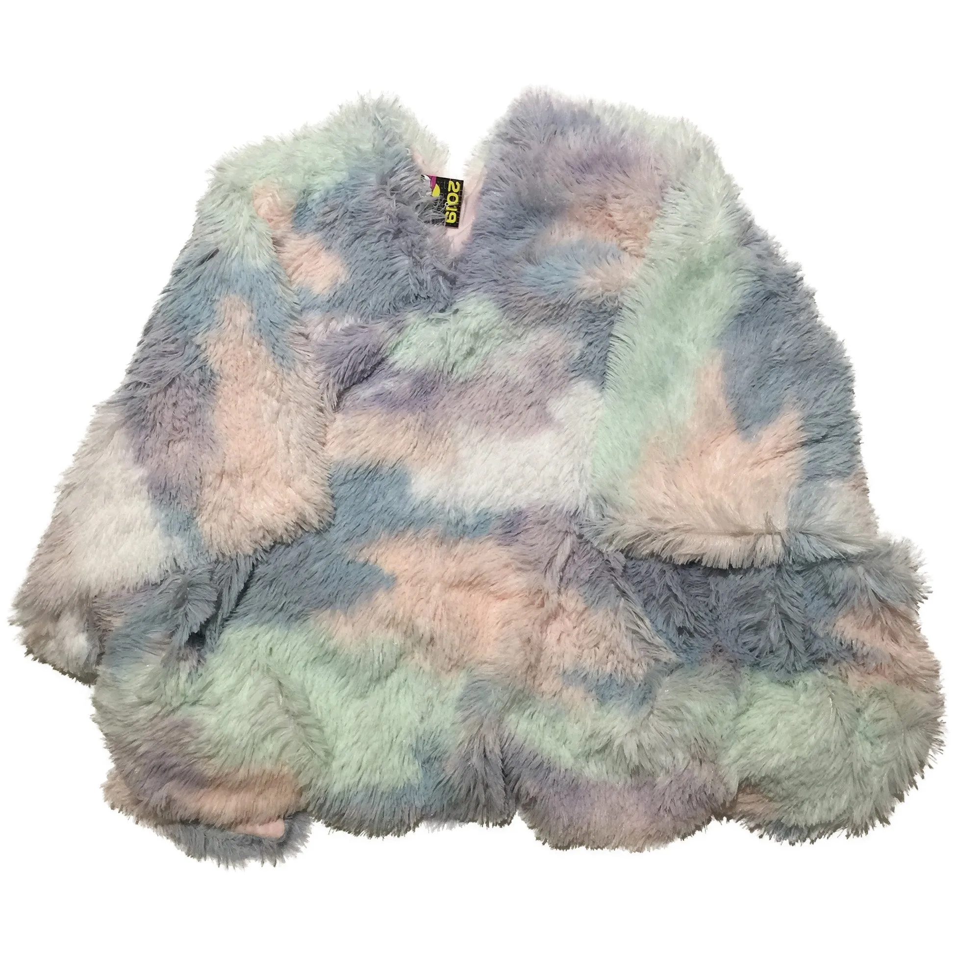 Pastel Fluffy Poncho