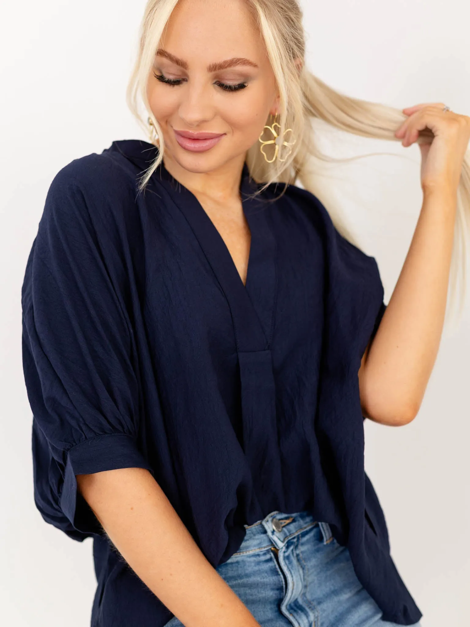 PINCH V-Neck Tunic Top