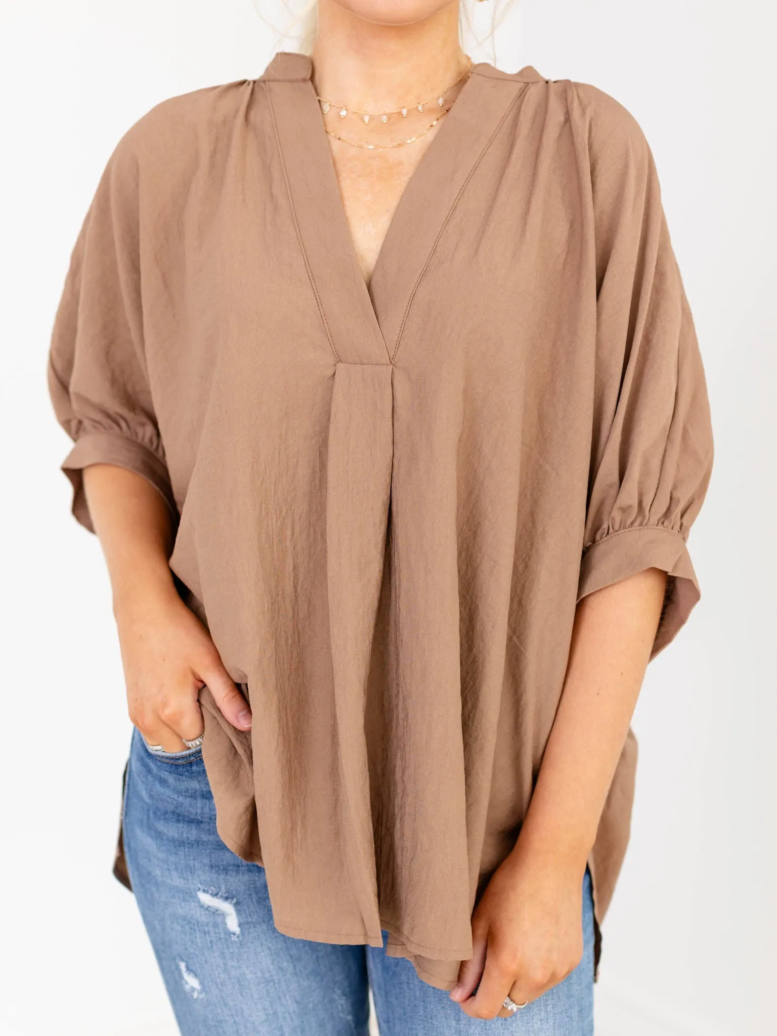 PINCH V-Neck Tunic Top