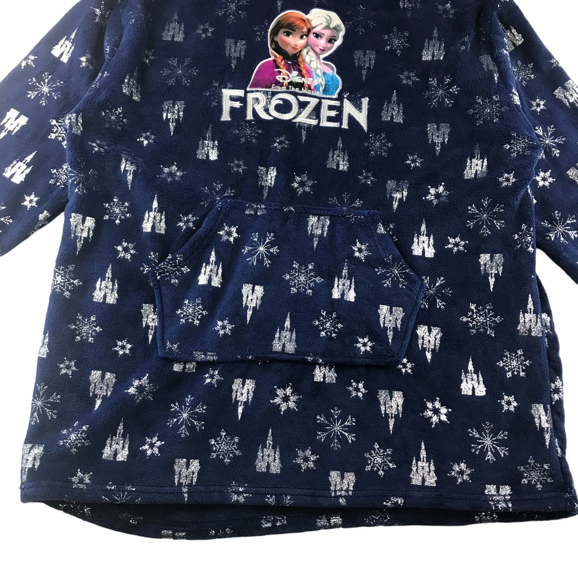 Primark hoodie blanket teen L/XL blue Disney Frozen