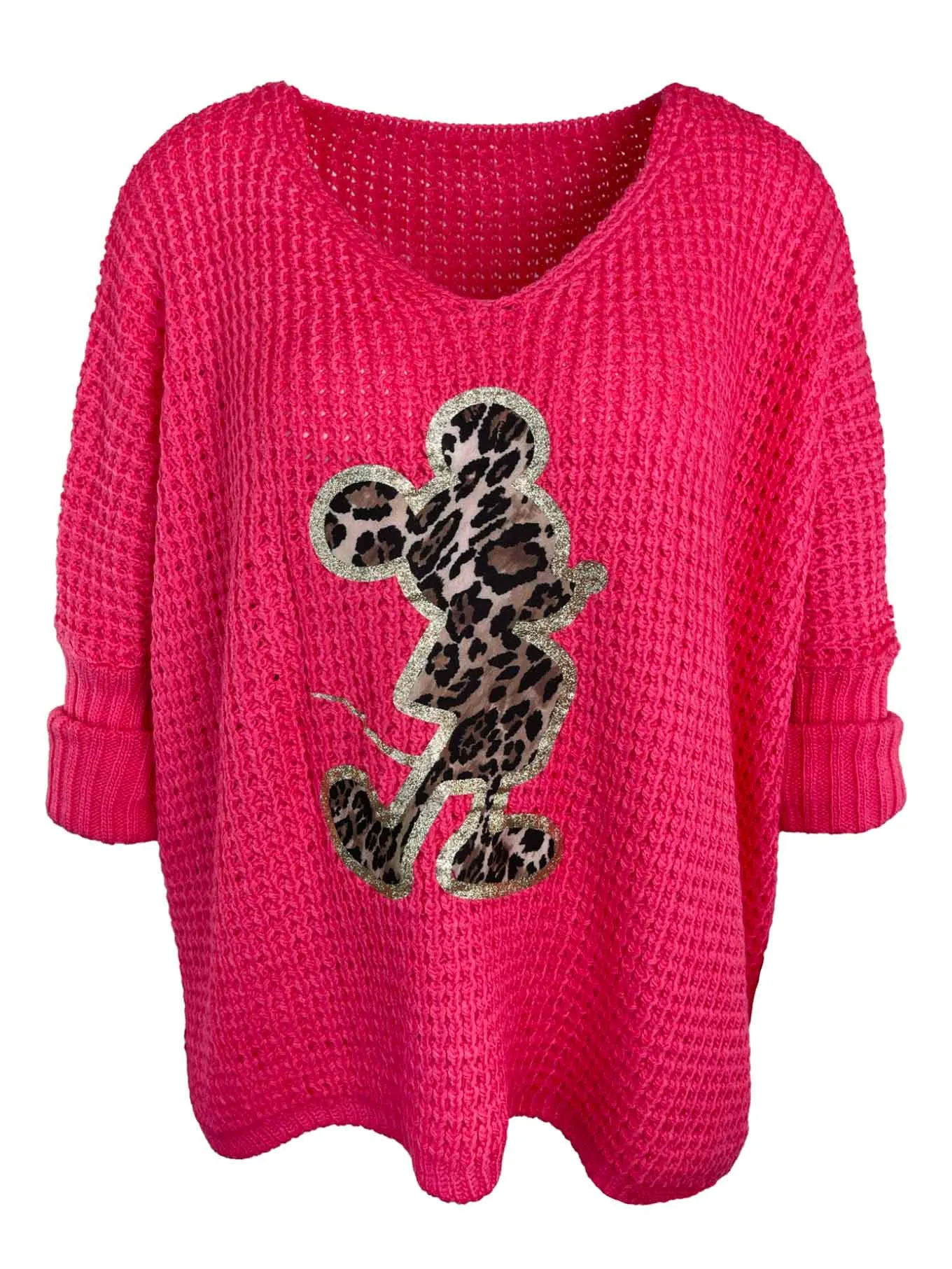 Pullover Mouse leo pink