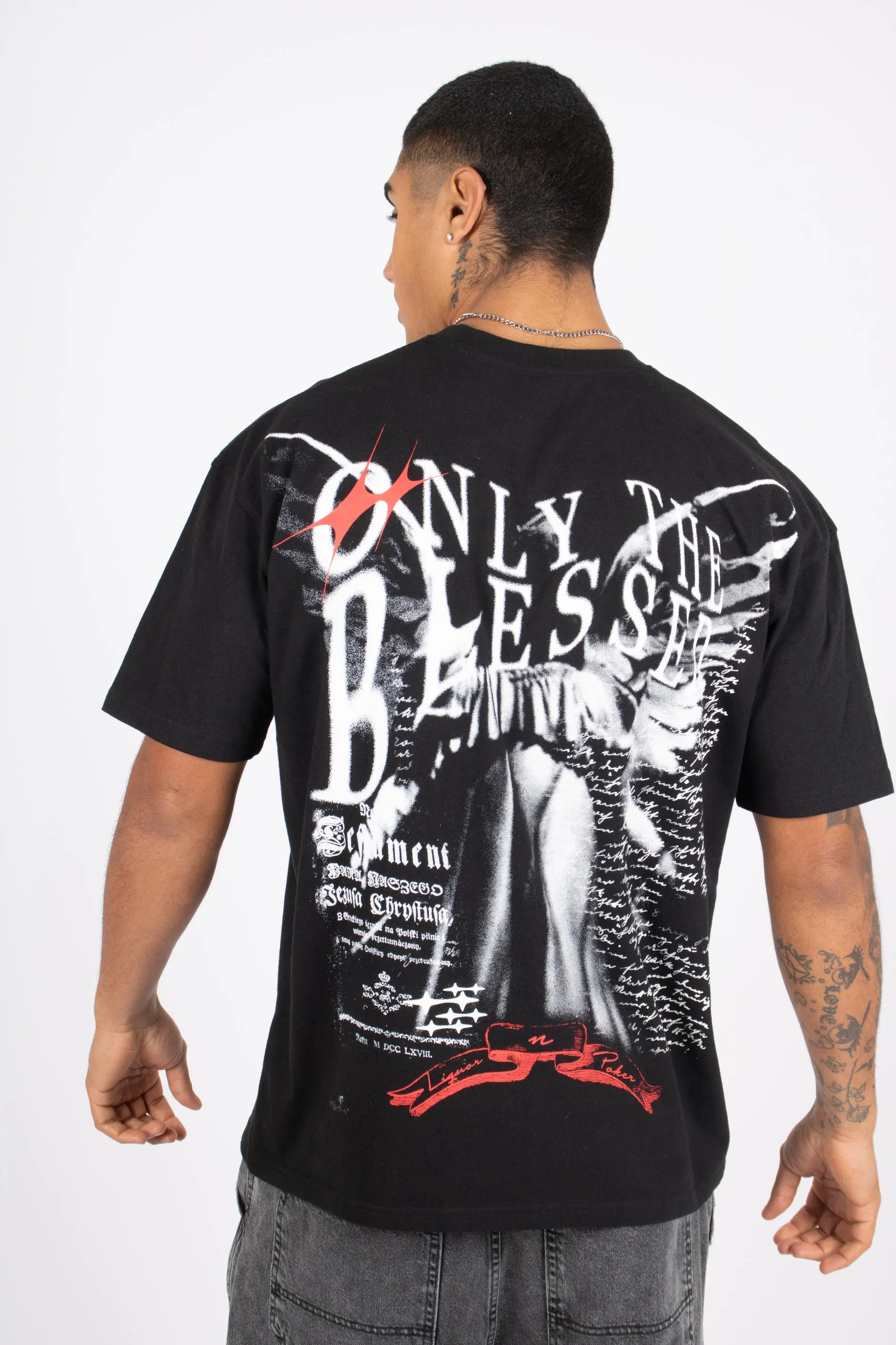 "Only the Blessed" Cross T-shirt