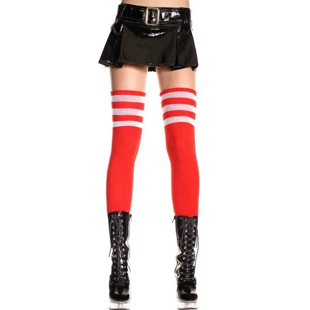 Rhinestone Studded Thigh Highs