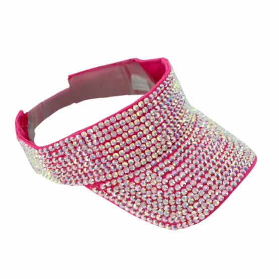 RHINESTONE VISOR - IN 5 COLORS