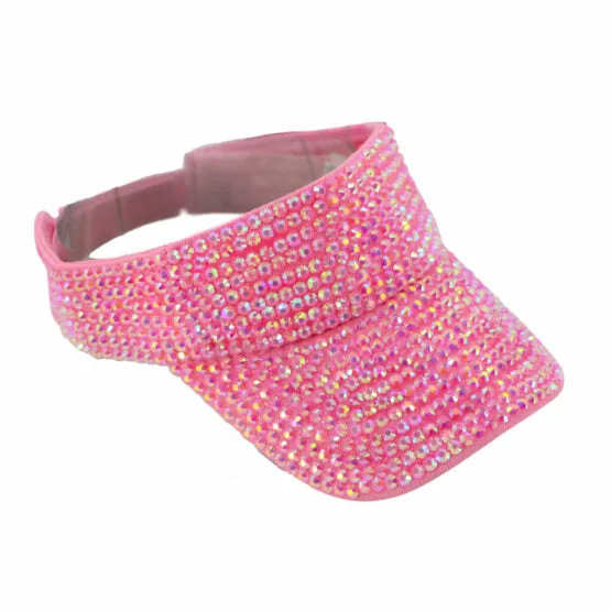 RHINESTONE VISOR - IN 5 COLORS