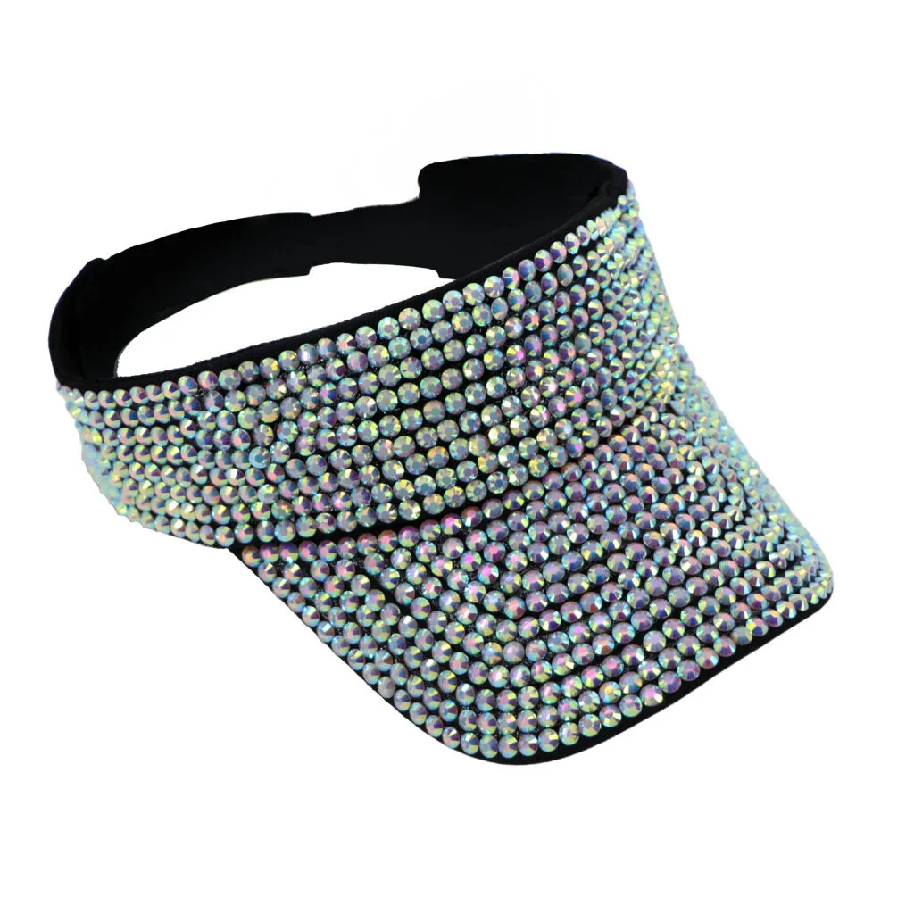 RHINESTONE VISOR - IN 5 COLORS