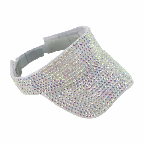 RHINESTONE VISOR - IN 5 COLORS