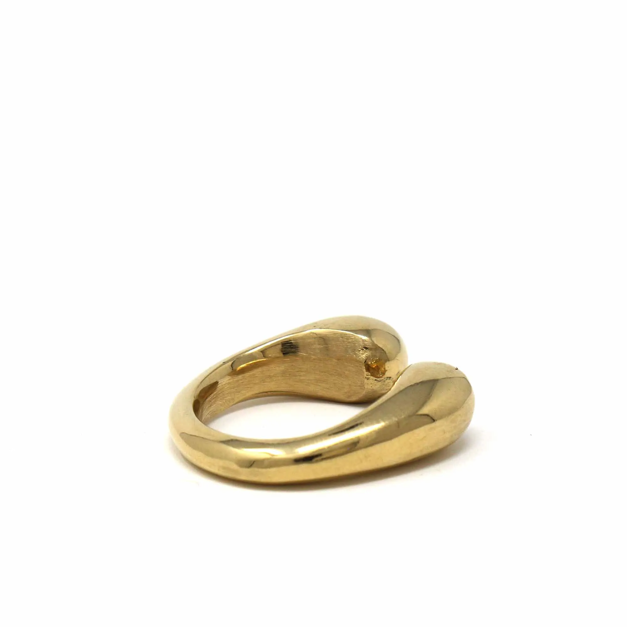 Ring: Brass Chunky Wrap Size 6