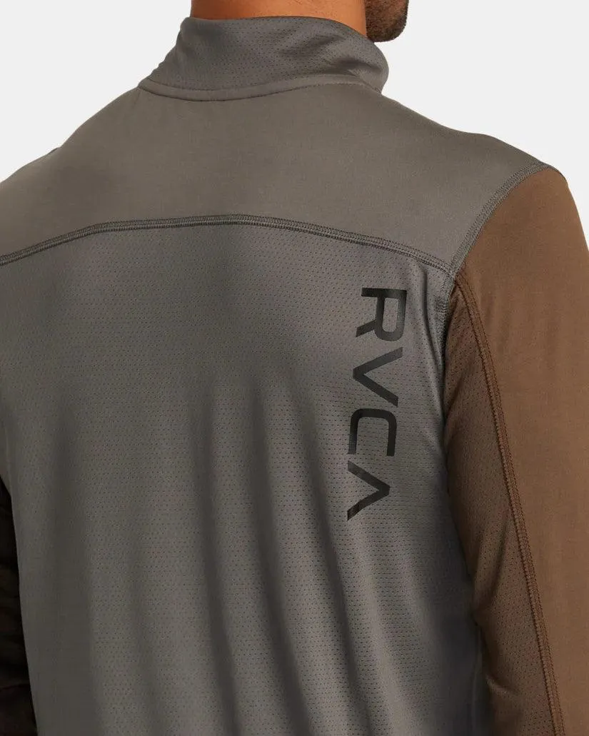 RVCA Men's Sport Vent Half Zip Pullover