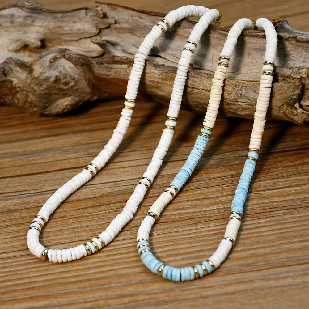 Shell Handmade Beaded Choker Surfer Necklaces