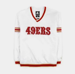 Shoe Palace Exclusive San Francisco 49ers Varsity Mens Jacket (White)