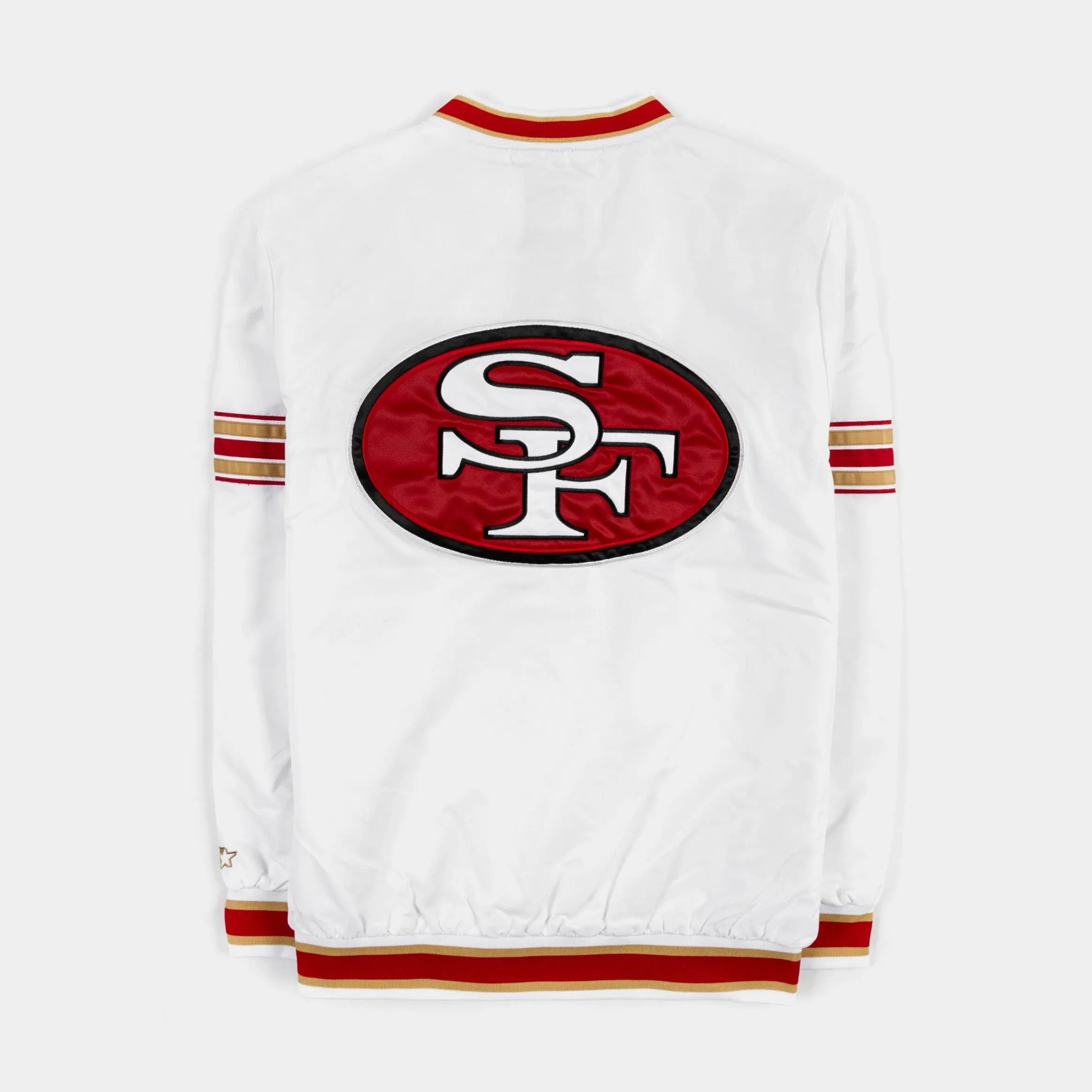 Shoe Palace Exclusive San Francisco 49ers Varsity Mens Jacket (White)