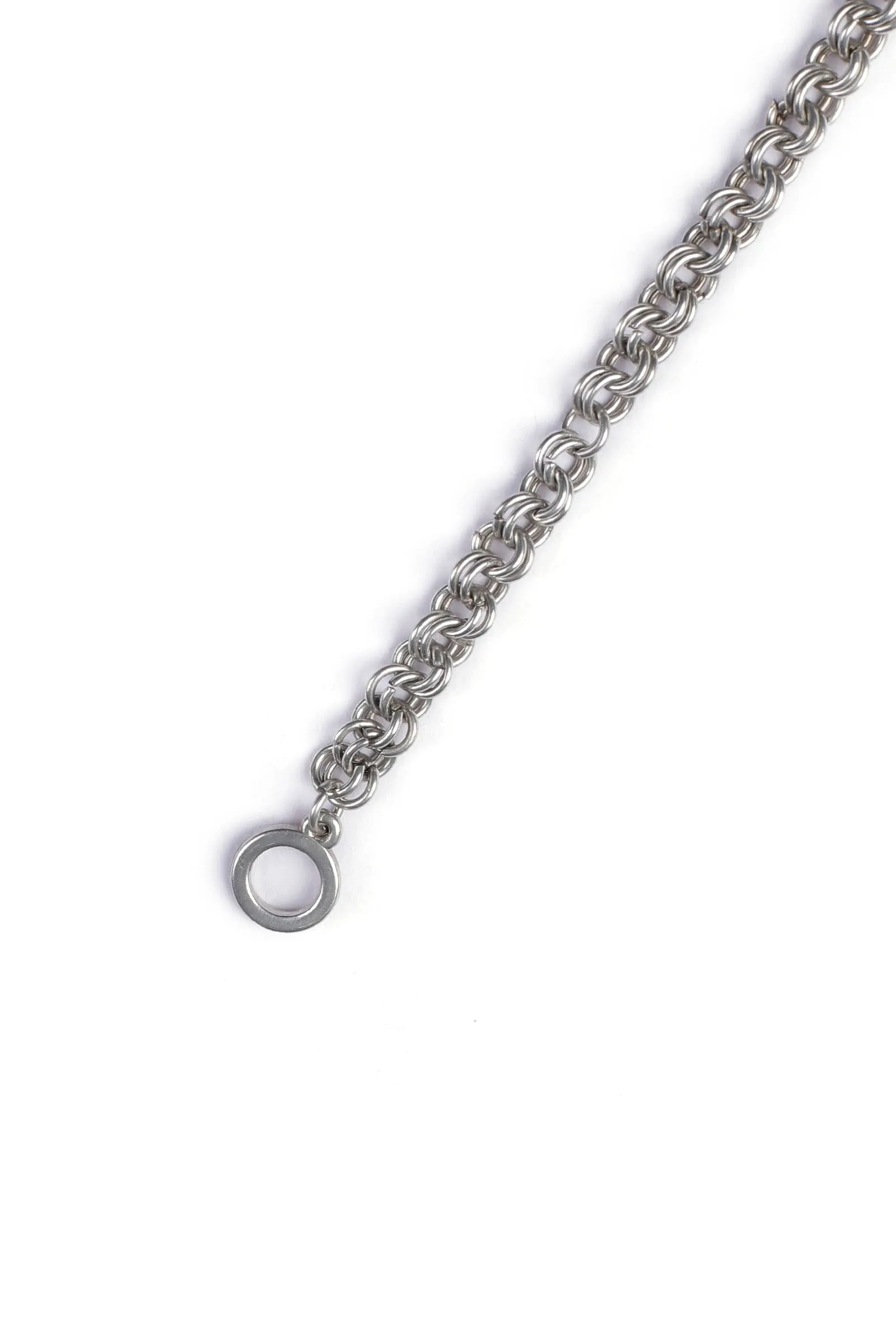 Silver Twisted Chain Braclet