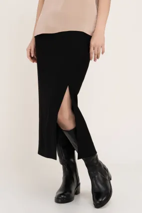 Slit Pencil Skirt