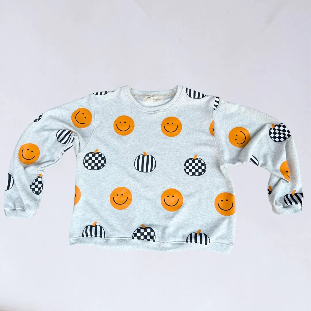 SMILES   PUMPKINS | Drop Shoulder Pullover | ADULT