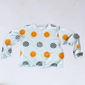 SMILES   PUMPKINS | Drop Shoulder Pullover | ADULT