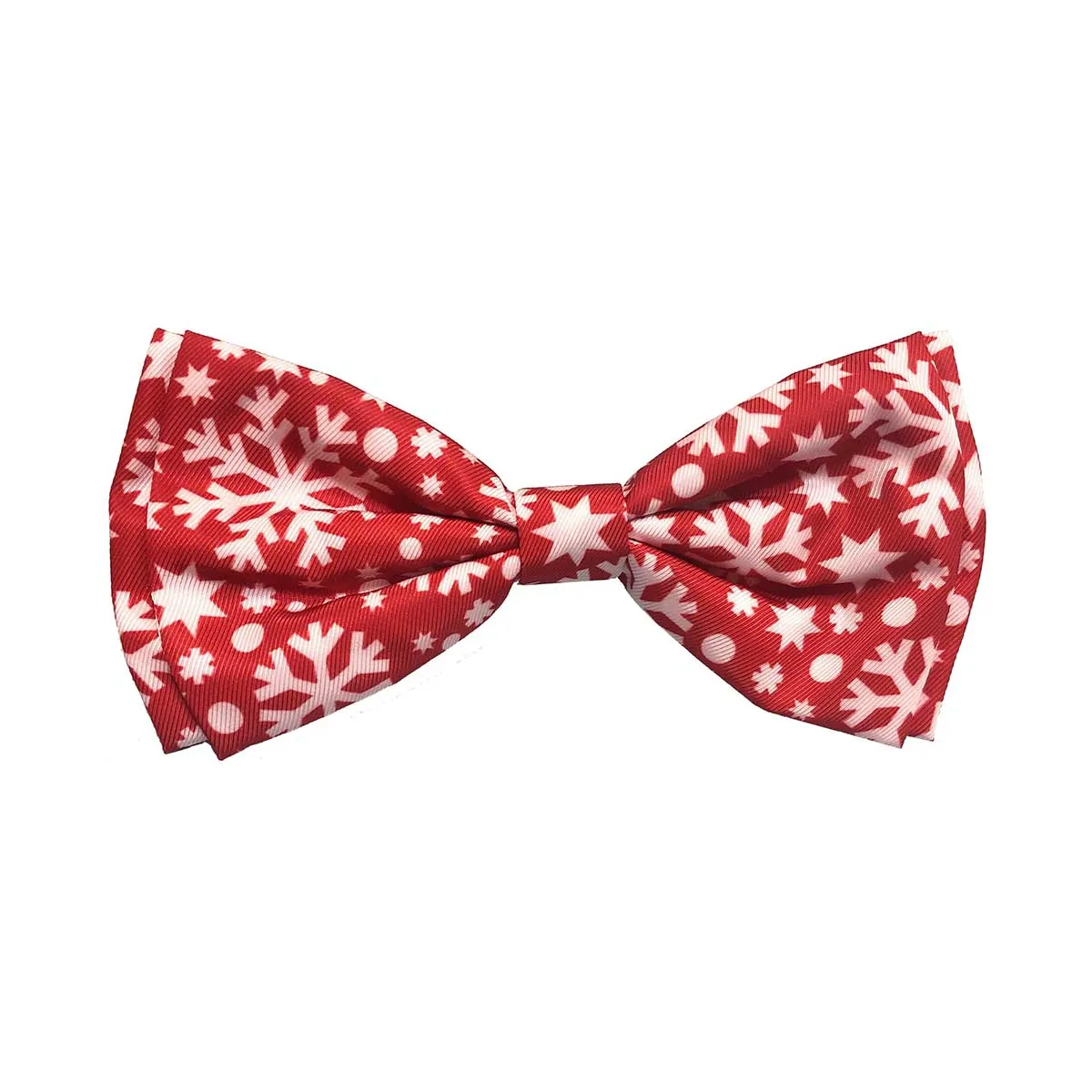 Snowflake Collar Bow Tie