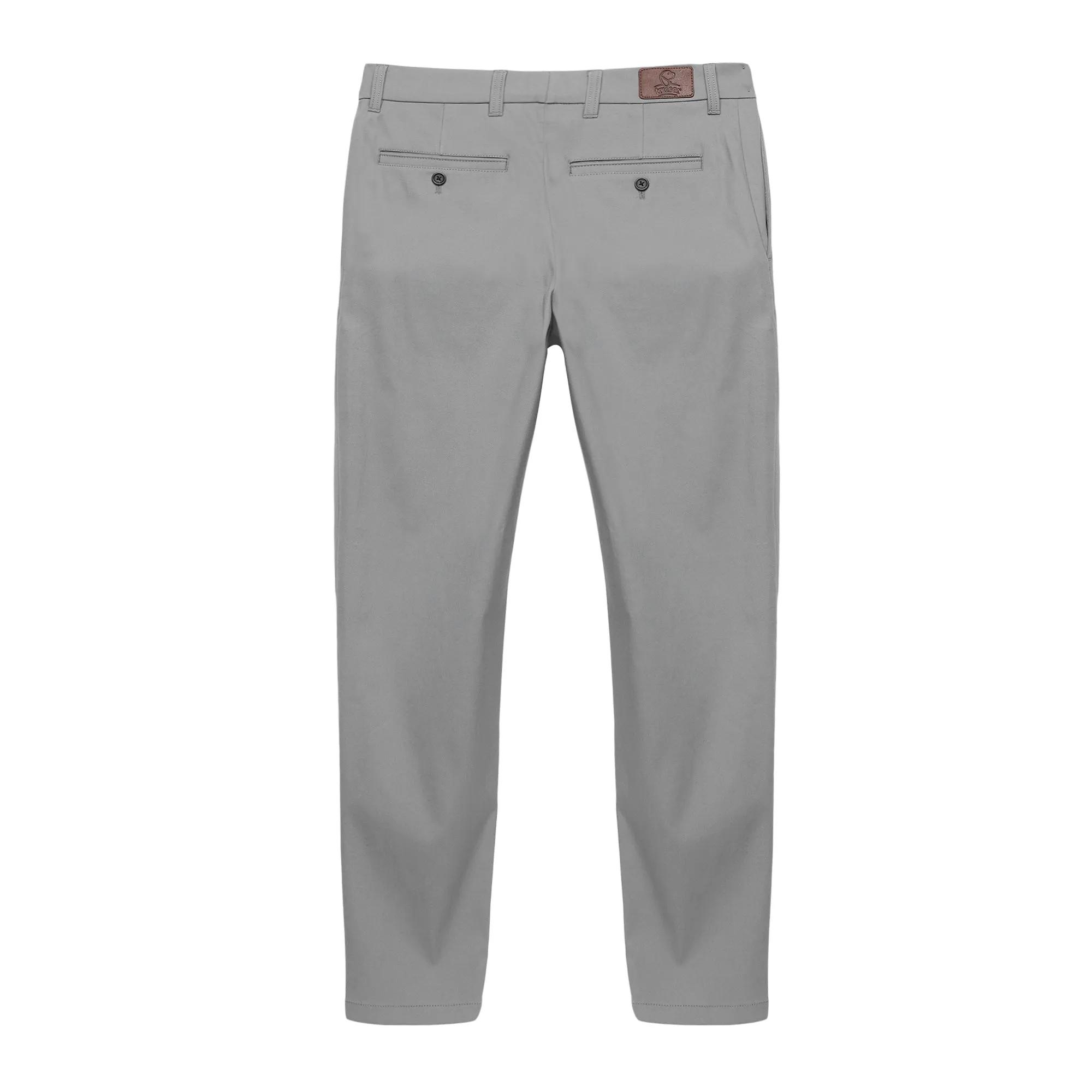 Tapered Fit Luxe Chinos - Frost Grey