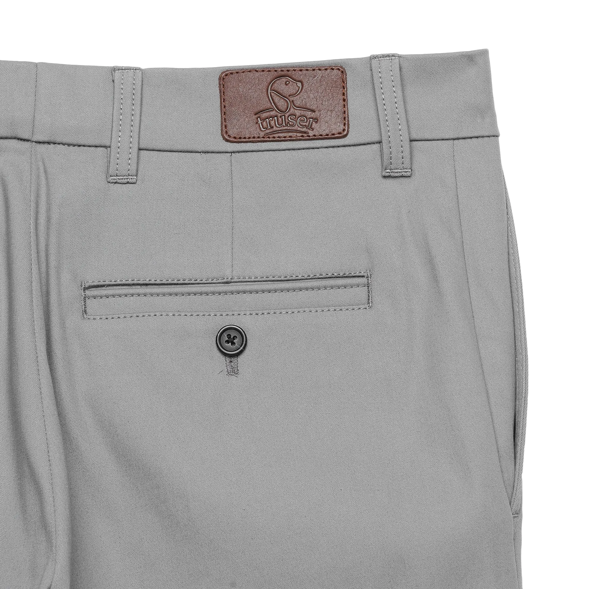 Tapered Fit Luxe Chinos - Frost Grey