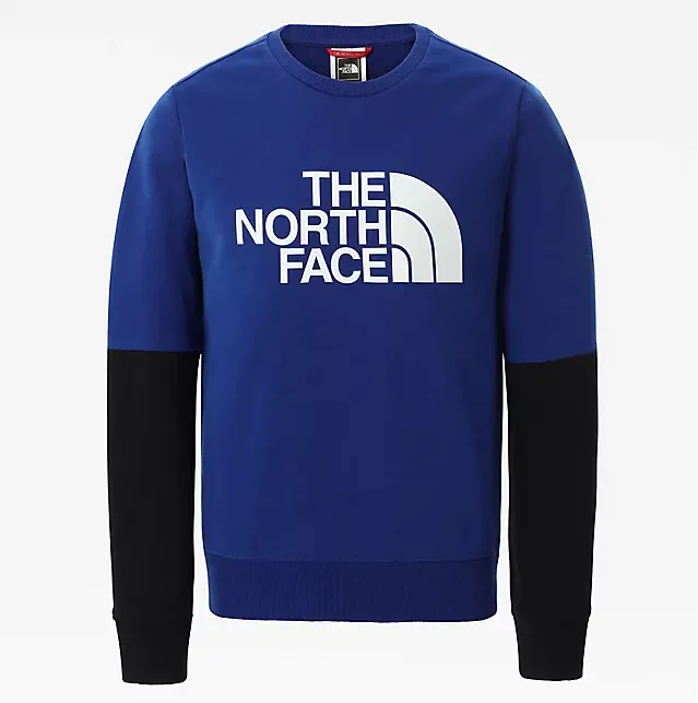 The North Face maglietta da ragazzi Drew Peak Light Crew NF0A492XVA61 blu