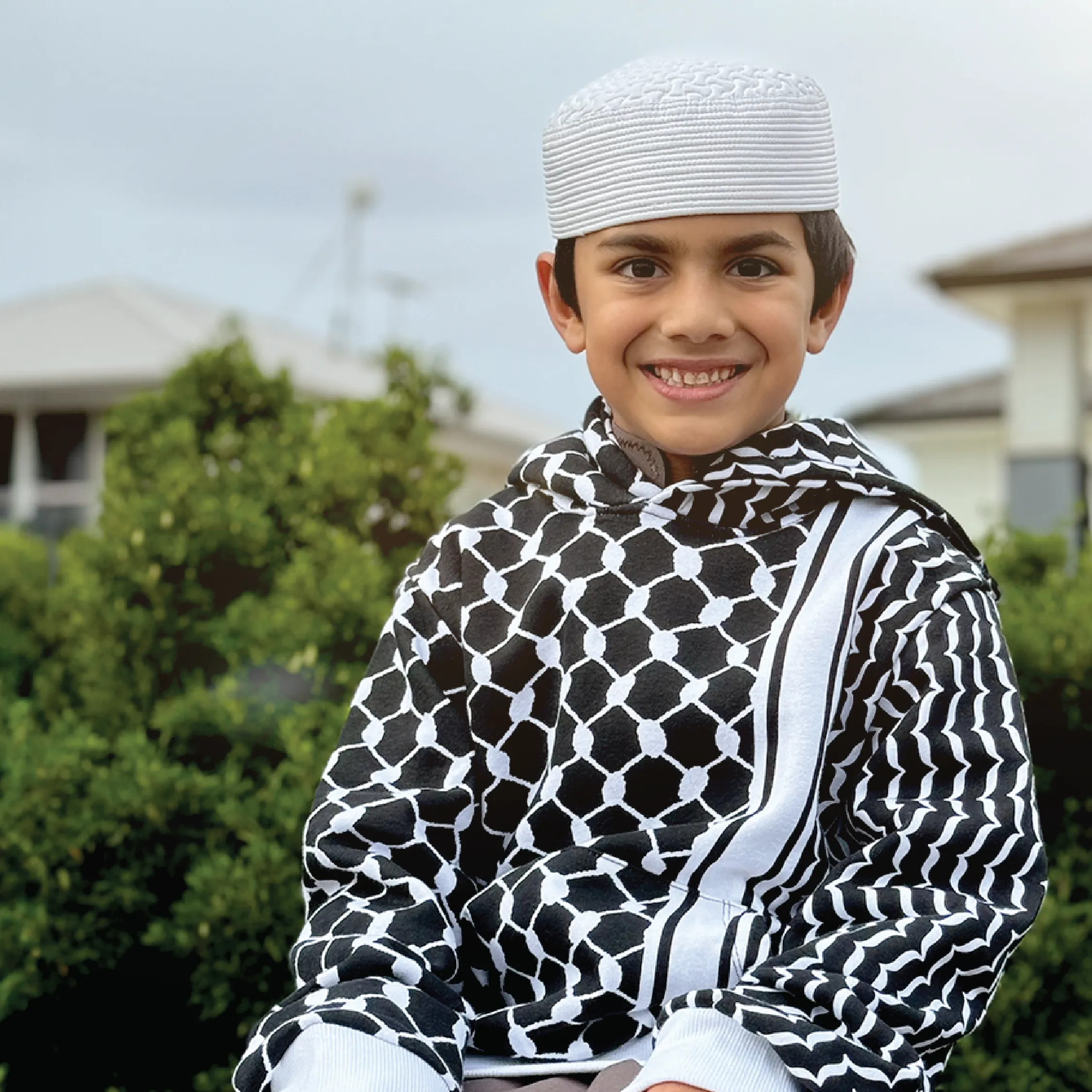 Winter Exclusive: Black & White Keffiyeh Hoodies - First in Australia!