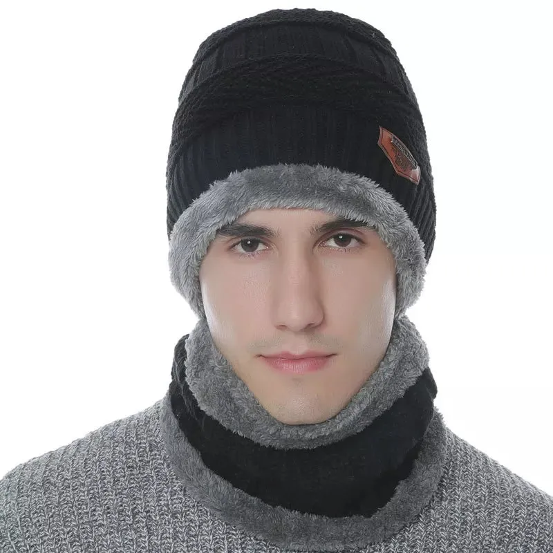 Winter Hat with Neck Warmer (Skullies & Beanies) For Men and Women