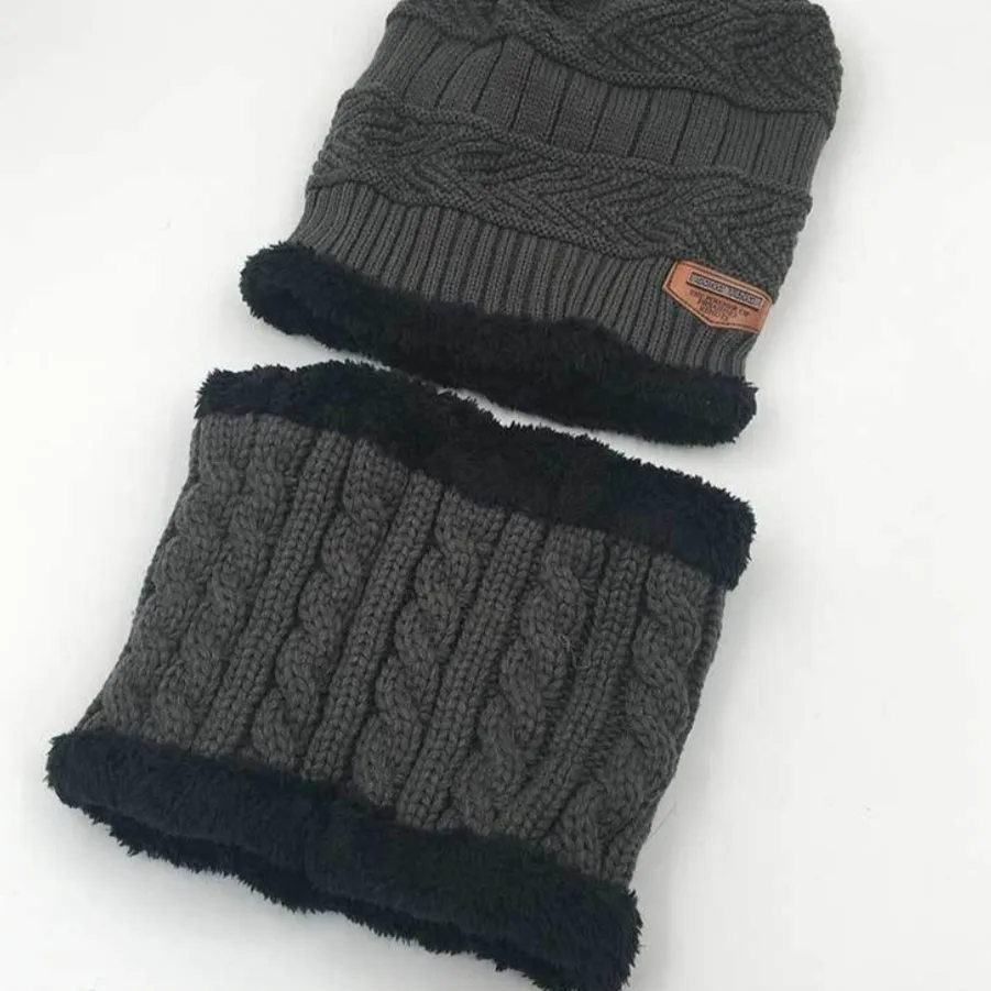 Winter Hat with Neck Warmer (Skullies & Beanies) For Men and Women