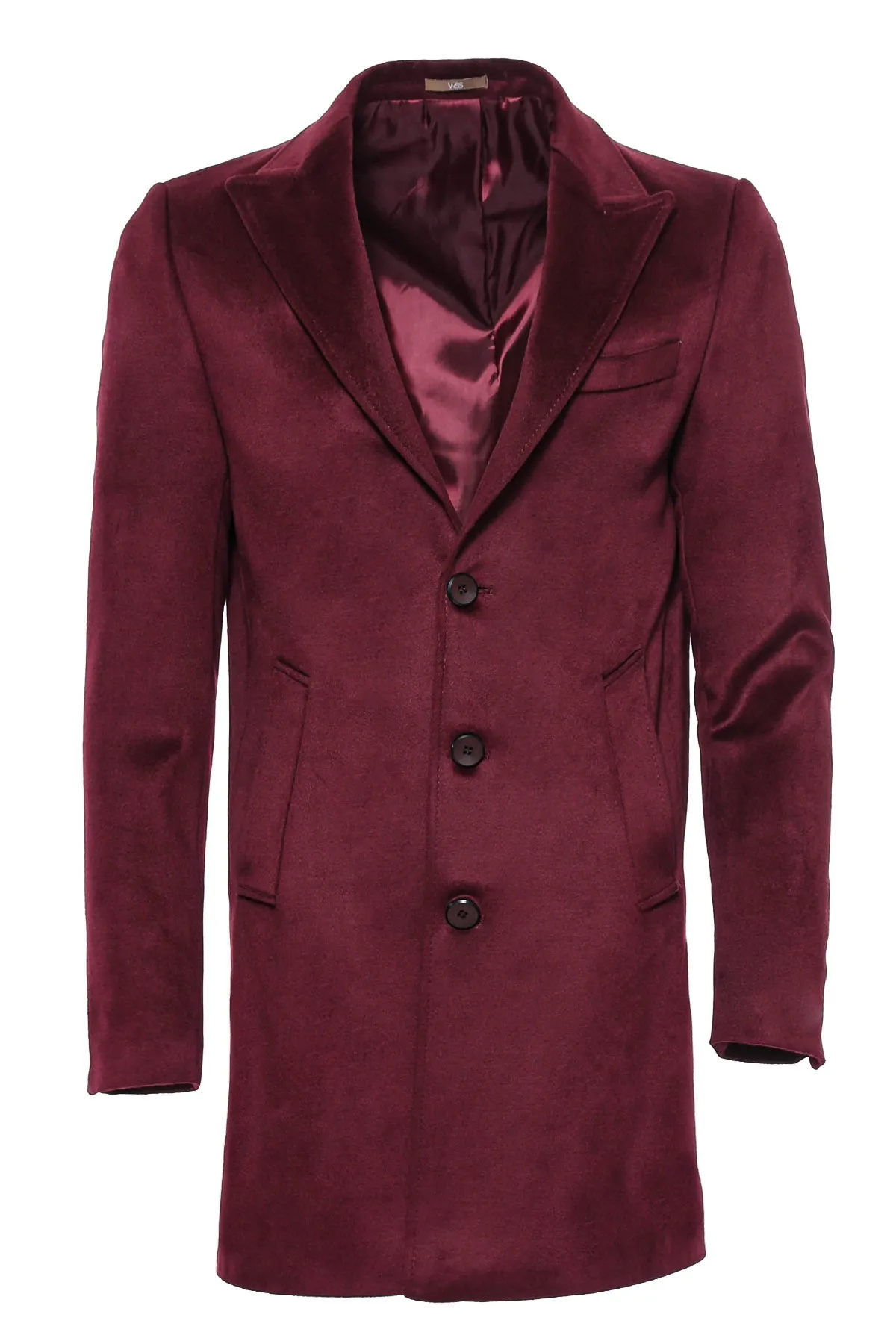 WSS Burgundy Long Coat  - Singen